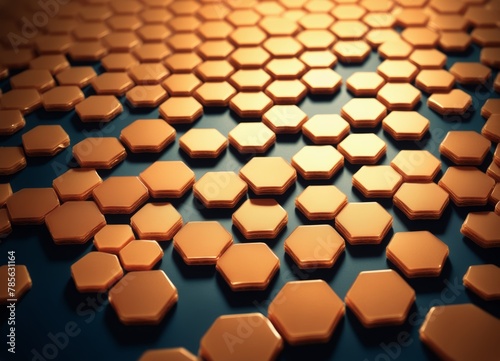 abstract background made of hexagons