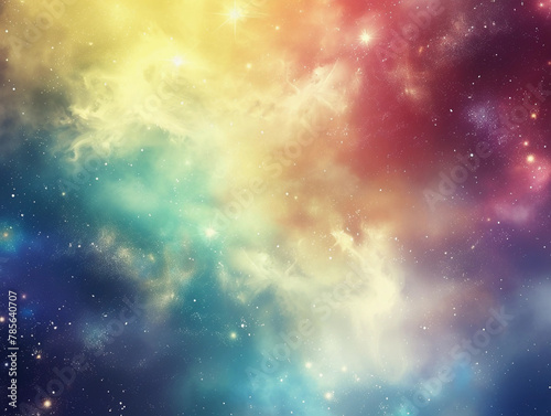 Cosmic Nebula Colors