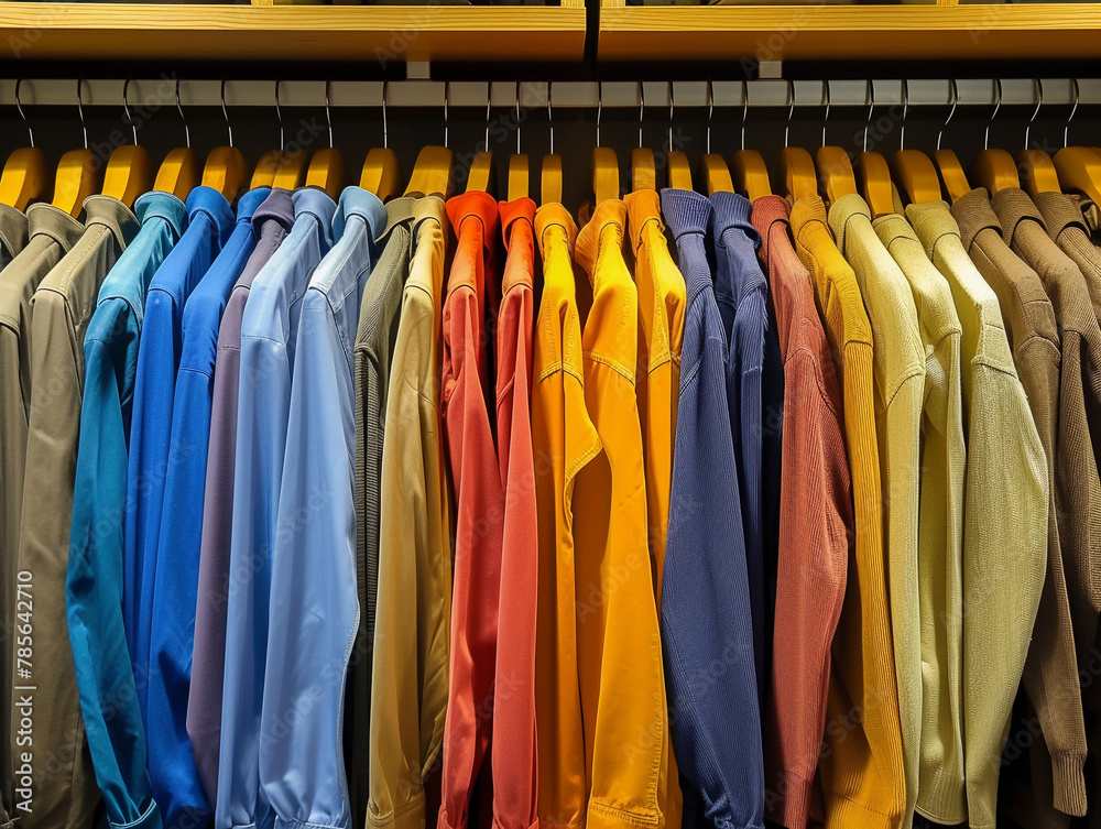 Organized Clothing Rack