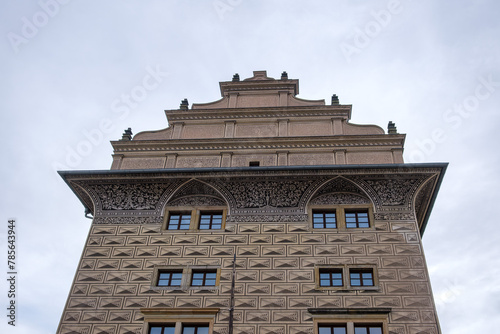 Detail of the Schwarzenberg Palace in Prague
