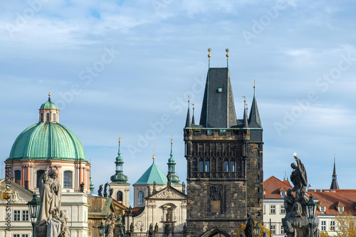 View over the old town of Prague