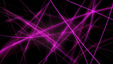 Abstract Purple Light Fibers on a Black Background