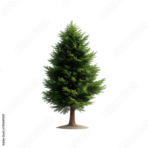 Isolated Pencil Cedar Tree on a transparent background  PNG format