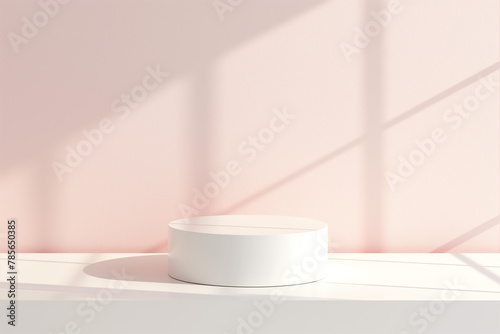 Empty platform template mockup