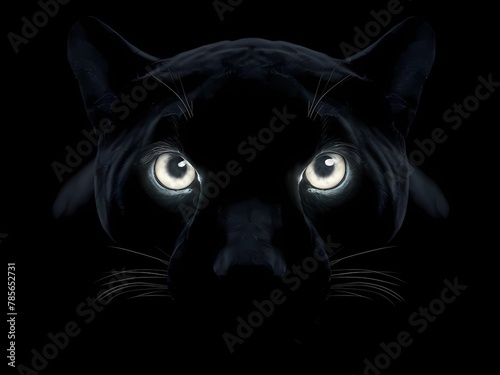 black cat portrait © Pavlo