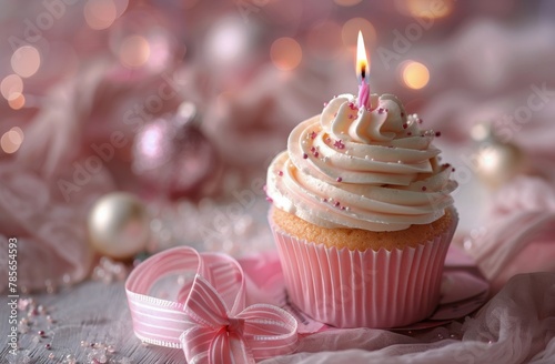 Cupcake With Candle