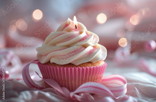 Cupcake With Candle