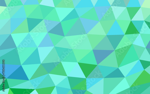 Wallpaper Mural abstract vector geometric triangle background - light blue Torontodigital.ca