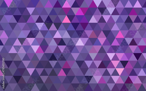 abstract vector geometric triangle background - purple and violet