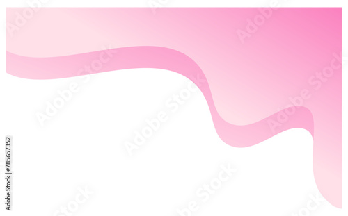 Pink gradient shapes for paper corners. Vector illustration.