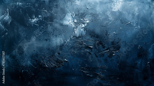 Midnight blue and stormy grey, abstract background, styled for subtle contrast and a contemplative ambiance © Olga