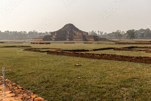 Paharpur Buddhist Vihara Museum Unesco Heritage site in Joypurhat Bangladesh photo