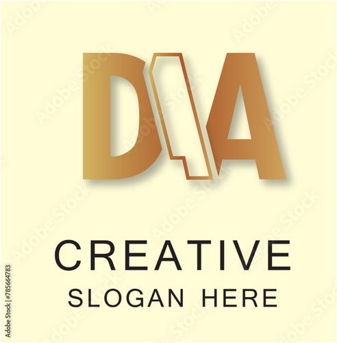 DAA Three Letter Logo Creative	