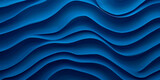 Gradient abstract blue background with liquid shapes. Pastel dynamic flow curve illustration. Textured wave pattern for background.