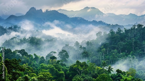 Southeast Asian deep tropical jungles
