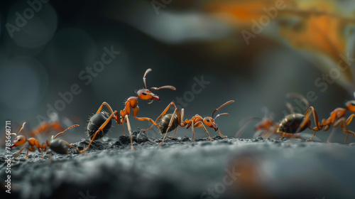 Antscape: Exploring the Microcosm of Ants. Generative AI © Sascha