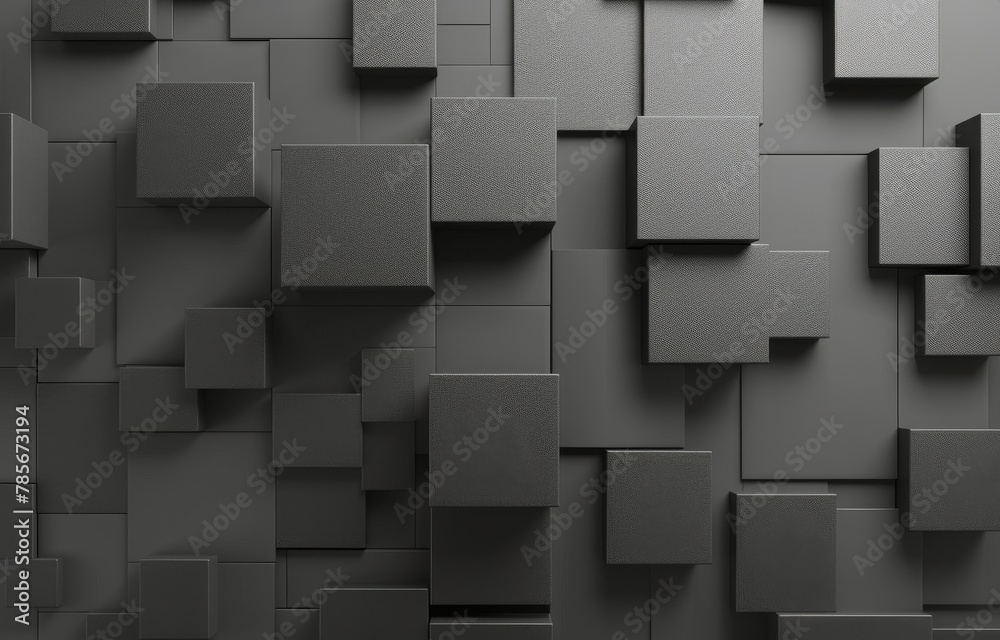 Array of Cubes in Black and White Array of Cubes in Black and White