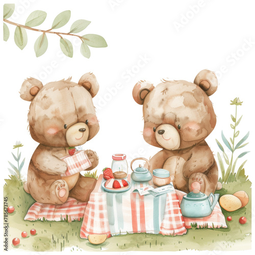Teddy Bear Picnic Bliss - Whimsical Gathering for Fun and Friendship