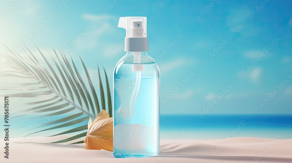 spraying floral air freshener with fresh flowers spraying floral air freshener with fresh flowers