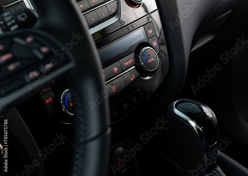 Car dashboard and dual climate control system