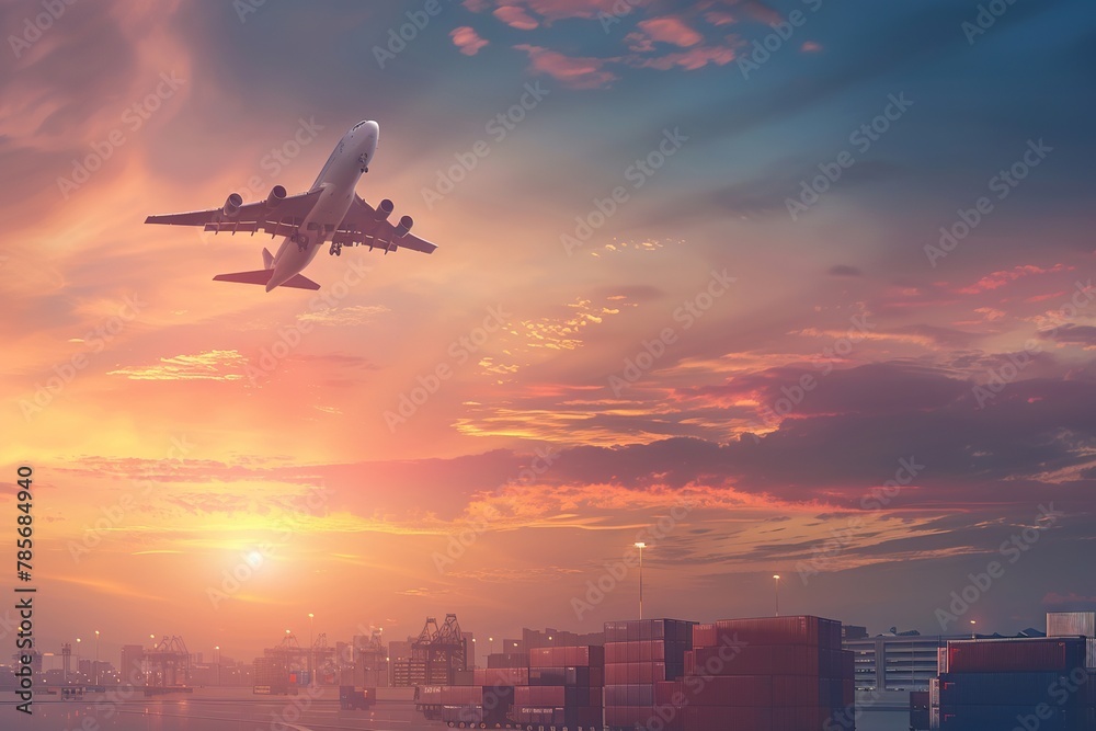cargo plane on the logistic industry cargo plane on the logistic industry