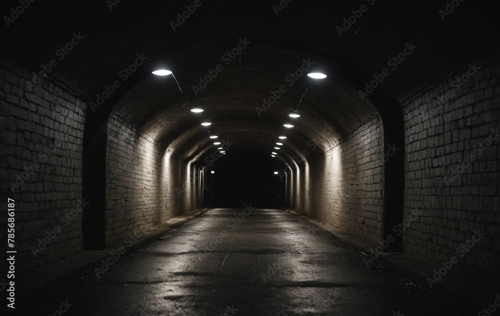 Journey through Light: Mesmerizing Tunnel Illumination