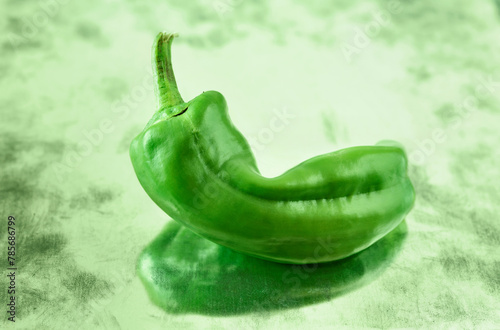 Green pepper studio shot
