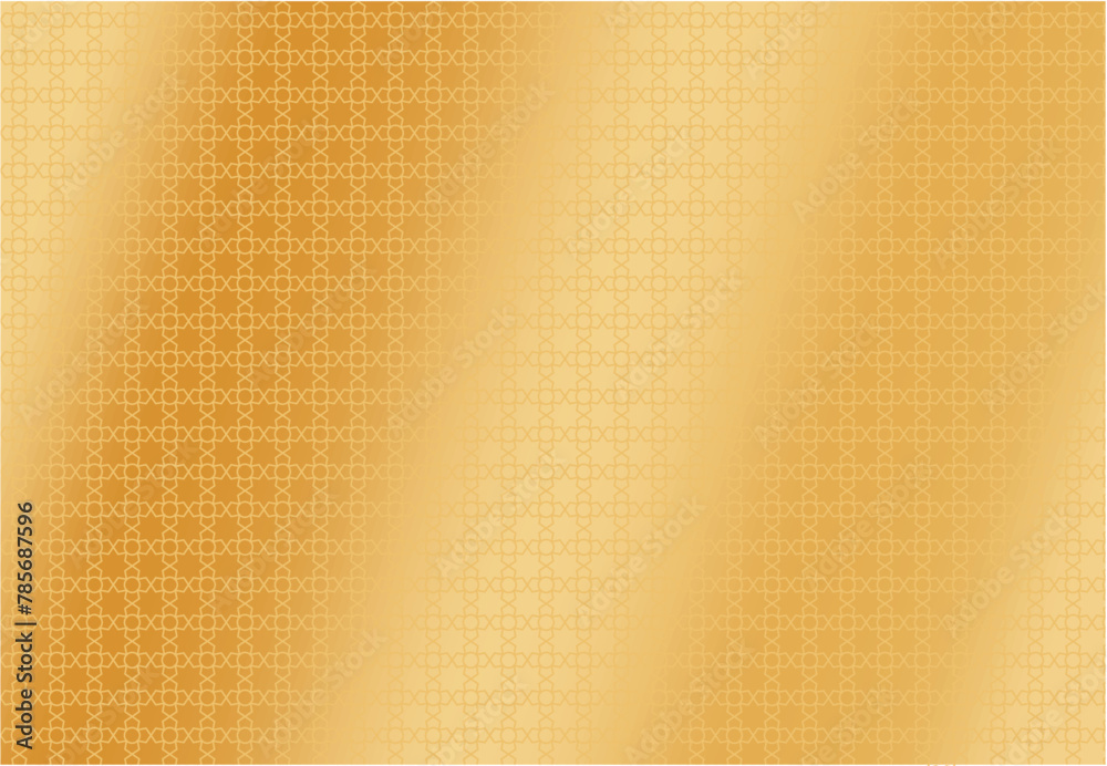 Fototapeta premium golden background with openwork ornament in Arabic style