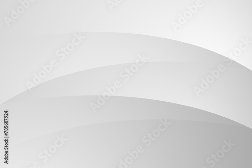 Abstract white and gray curve background. texture white pattern. vector illustration 
