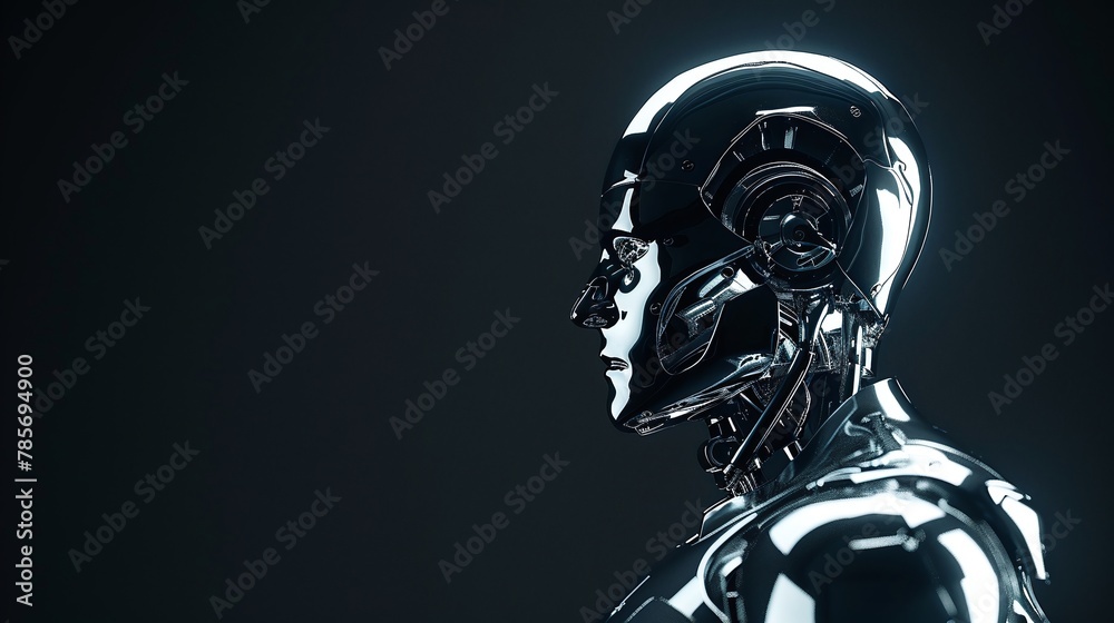 how to create a detailed ai illustration of a cyborg from a side view with depth how to create a detailed ai illustration of a cyborg from a side view with depth