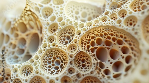 A close-up of a detailed intricate pattern inspired by nature AI generated illustration