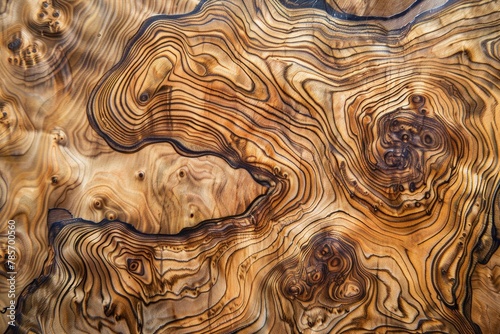 The intricate details of olive wood grain, highlighted by natural light, perfect for luxury woodworking backgrounds.