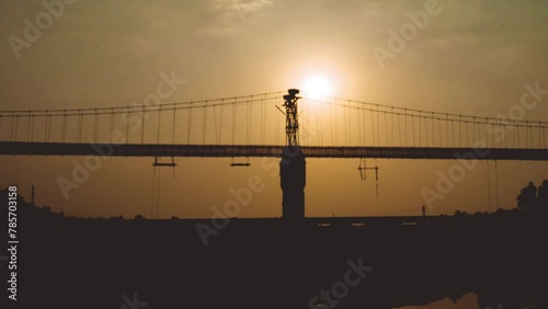 Person walking on Old Bridge