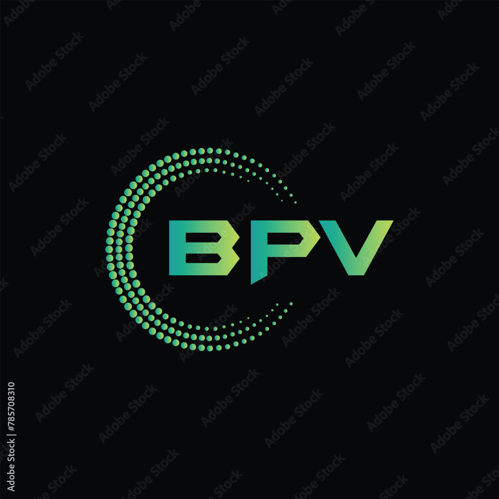 BPV letter logo abstract design. BPV unique design BPV letter logo abstract design. BPV unique design