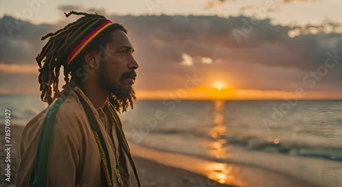 Rastafari in Jamaica. photo