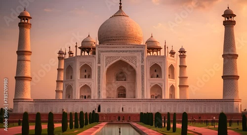 Taj Mahal palace in India. photo