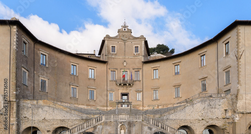 The Barberini Palace (Palazzo Barberini) in Palestrina © dimamoroz