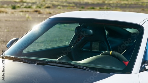 Car windshield photo