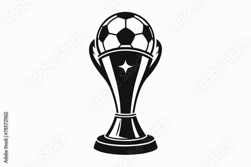 FIFA World Cup Trophy black silhouette