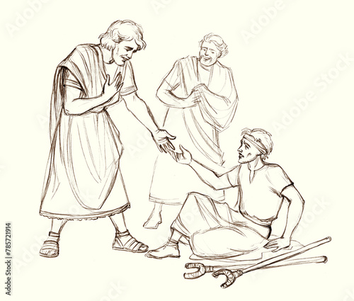 Apostle Peter heals a lame man