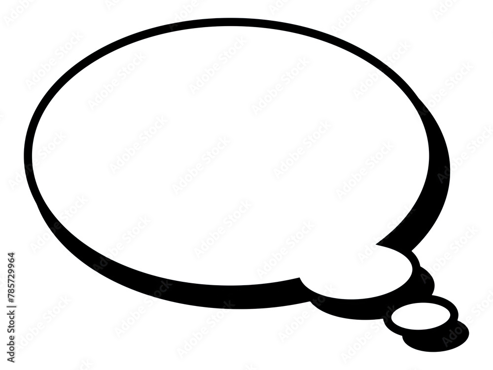 A speech bubble icon for drawing comics. Illustration for cartoons. Cartoon Word Ball for Comics A speech bubble icon for drawing comics. Illustration for cartoons. Cartoon Word Ball for Comics
