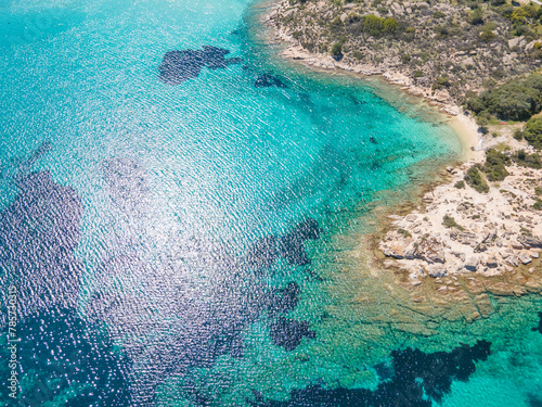 Sithonia coastline near Lagonisi Beach, Chalkidiki, Greece