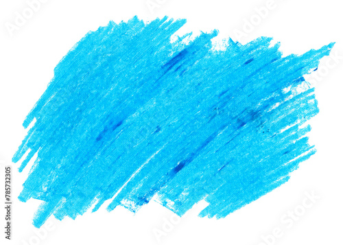 Niebieska plama - izolowany plik graficzny w formie karteczki, nalepki.