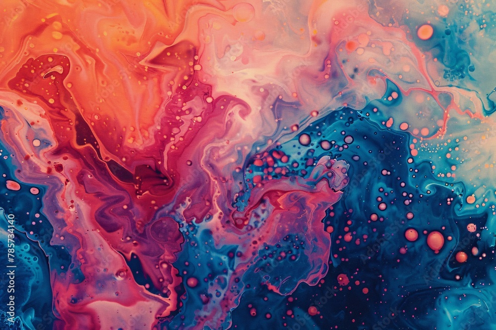 Behold a mesmerizing fusion of abstract psychedelia and the chill of ice