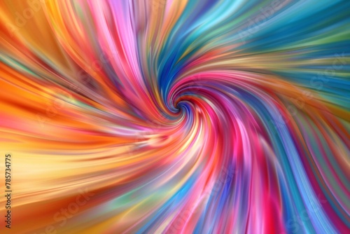 Abstract background filled with swirling vortexes and vibrant colors  evoking a sense of motion