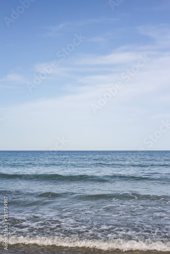 waves on the beach