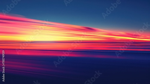 Gradient speed lines on a landscape create a speed motion effect in this abstract background  showcasing dynamic energy. 