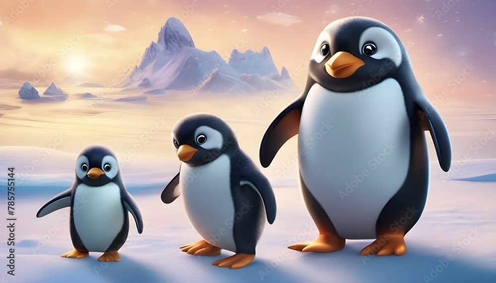 Fototapeta premium Penguin Puppy
