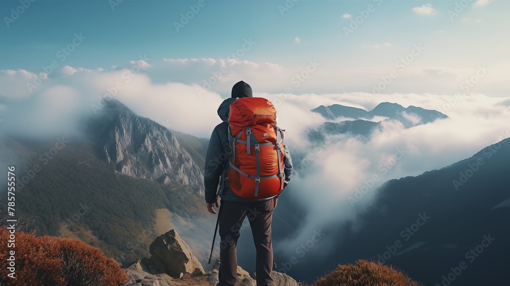 Embark on an exhilarating mountain adventure! Nature's vastness ...