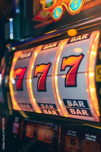 slot machines winning Three sevens Generative AI